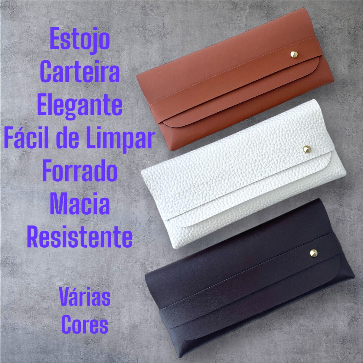 Capinha Capa Case Estojo Óculos Porta Objetos Proteção C/ Nf