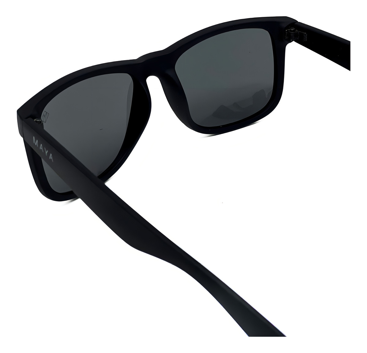 Óculos De Sol Masculino Quadrado com Proteção Uv400 Preto + Case