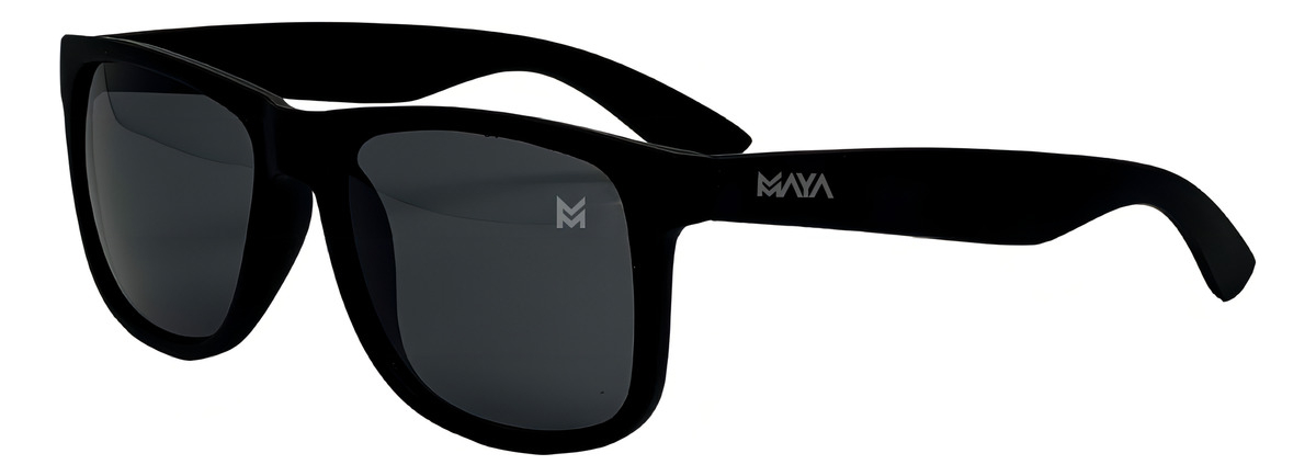 Óculos De Sol Masculino Quadrado com Proteção Uv400 Preto + Case