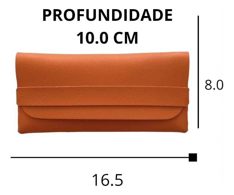 Capinha Capa Case Estojo Óculos Porta Objetos Proteção C/ Nf