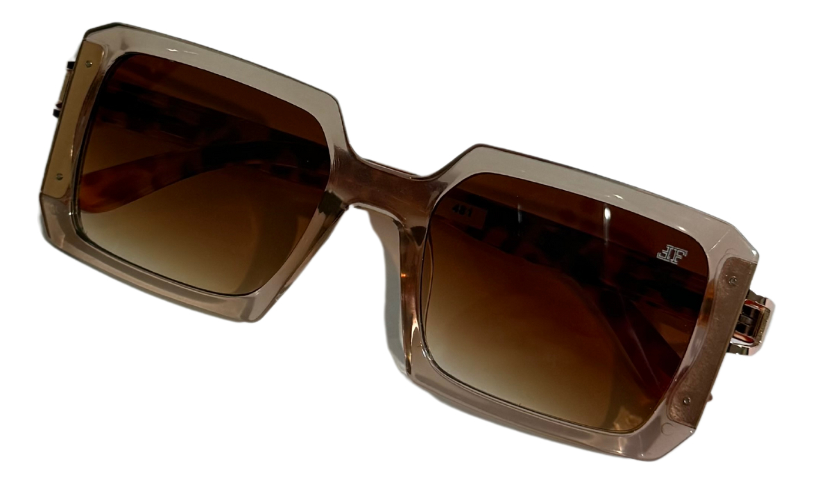 Óculos De Sol Finoti Feminino Quadrado Uv400 Oversized