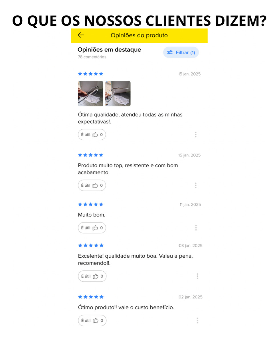 Armação Metal Masculina Molinha Lupa Vilão De Grau Descanso