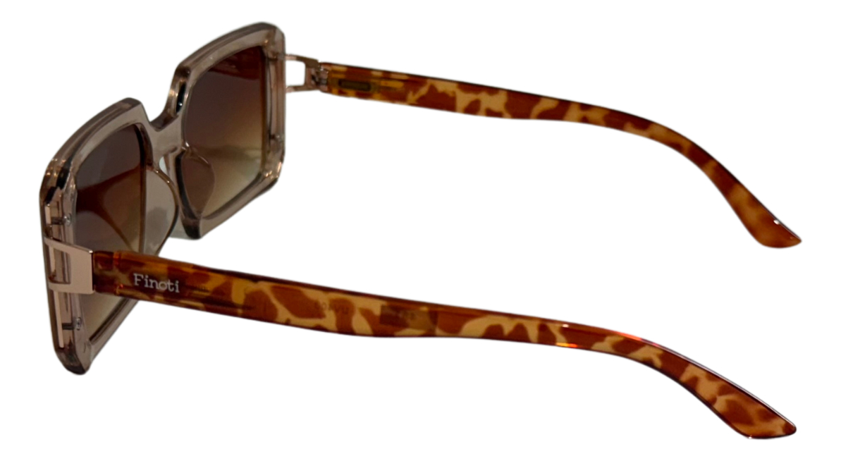 Óculos De Sol Finoti Feminino Quadrado Uv400 Oversized