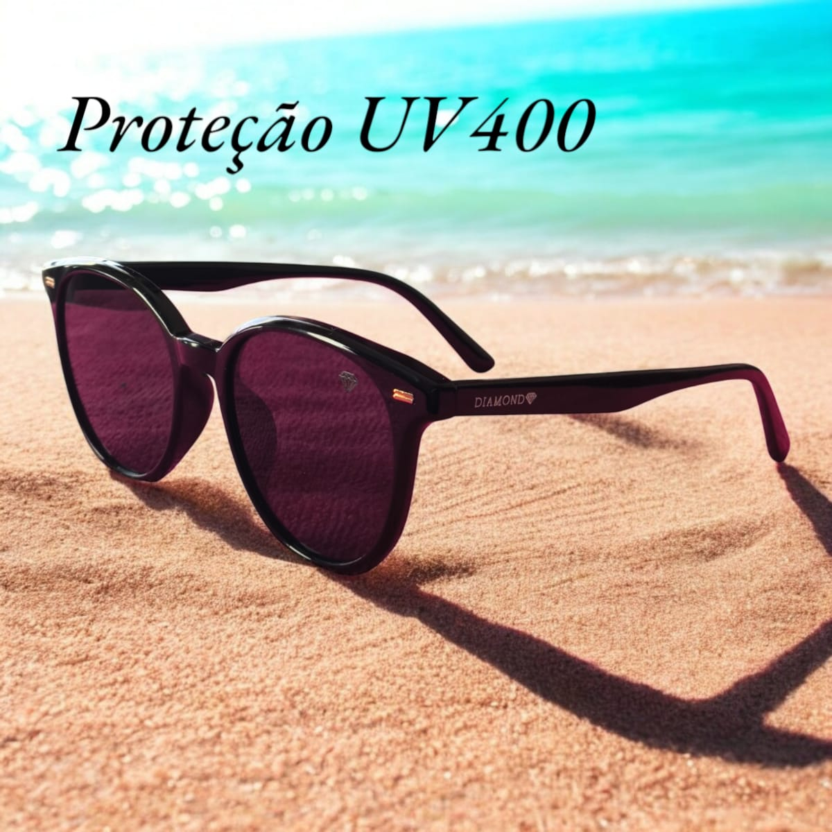 Óculos De Sol Feminino Proteção Uv400 Original