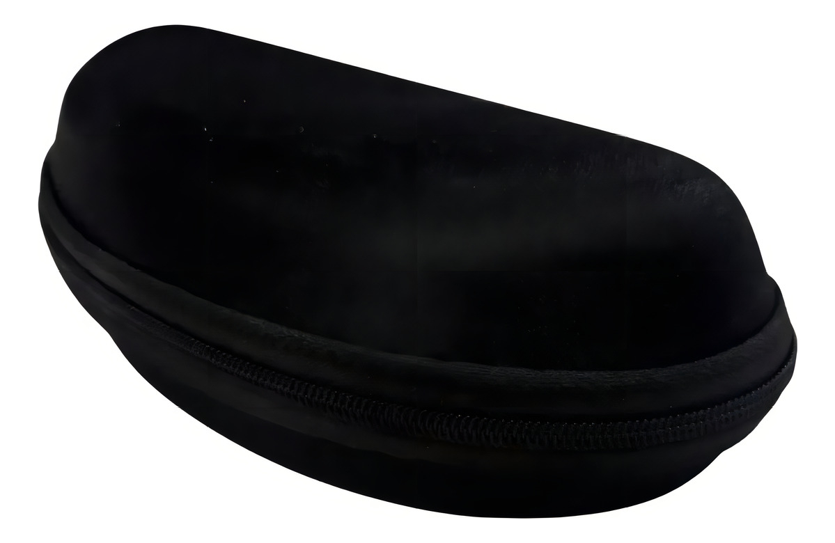 Estojo Zíper Caixa Case Para Óculos Protetor Capinha Poliéster