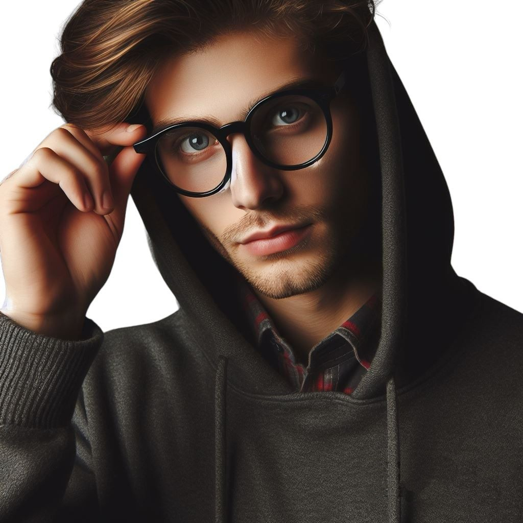 Armação Óculos Para Grau Masculino Redondo Retrô