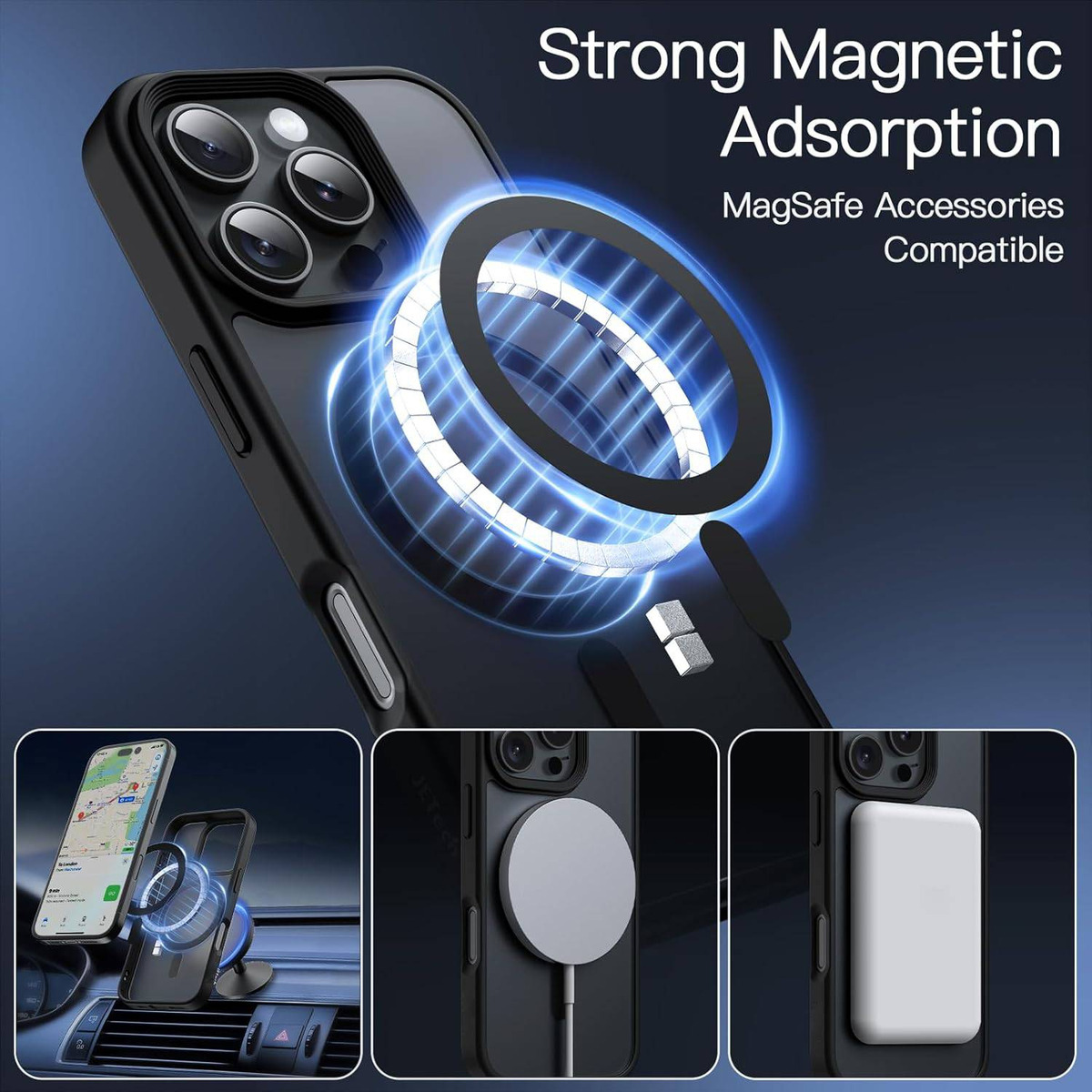 Capa Capinha Magsafe Para iPhone 16 Pro Max 15 14 13 12 11